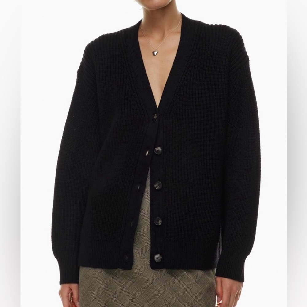 NWT Aritzia Wilfred Storybook Merino Wool Cardigan Sz S
